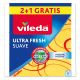 Vileda Bayeta Ultra Fresh Suave Formato Especial Bayeta tratamiento antibacterias máxima higiene 34x40 cm 3 uds