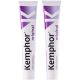 Kemphor Original Crema Dental Fluorada Duplo Pack Ahorro Pasta de dientes con flúor protege las encías y cuida el esmalte 2x75 ml