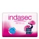 Indasec Compresas Dermo Seda Maxi Good Night Compresa antifugas y antiolores con doble núcleo absorbente para la noche 12 uds