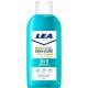 Lea Men Total Skin Care Frescor Intenso Gel Y Champú 3 En 1 Gel de ducha y champú facial corporal y capilar refrescante limpia y cuida con mentol 100 ml