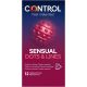 Control Sensual Dots & Lines Preservativos Preservativos para mayor estimulación gracias a sus delicados puntos y estrías 12 uds