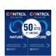 Control Nature Preservativos Duplo Pack Ahorro Preservativos ofrecen perfecta adaptibilidad haciendo tu relación sexual más satisfactoria 2x12 uds