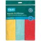 Pla Multihogar Microfibra Bayeta Bayeta de microfibra multihogar ideal para todas las superficies 40x30 cm 3 uds