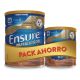 Ensure Nutrivigor Chocolate Complemento Alimenticio Pack Ahorro Complemento alimenticio en polvo reduce cansancio y mantiene los huesos en condiciones normales 850+400 gr