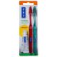 Vitis Suave Access Cepillo Dental + Pasta De Dientes Cepillo de dientes cabezal pequeño de dureza suave 2 uds