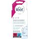 Veet Pure Bandas De Cera Depilatoria Facial Bandas de cera fría hipoalergénicas eliminan el vello desde la raíz piel suave hasta 28 días