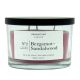 Aromatium Natural Fragance Nº2 Bergamot+Sandalwood Vela De Soja Vela perfumada de soja con tres mechas 300 gr