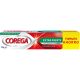 Corega Extra Fuerte Sabor Menta Crema Fijadora Formato Ahorro Crema fijadora para prótesis dentales impide la infiltración de alimentos larga duración 70 gr