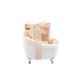 Becasan Nature Belle Luxury Bath Set Bañera Rutina de baño relajante para cuidado corporal aroma a vainilla