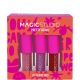 Magic Studio Pretty Girls Lip Gloss Trio Estuche Brillo de labios con tonos deliciosos para conmplementar tu estado de ánimo 3 uds