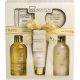 Idc Institute Scented Bath Gold Estuche Set de baño ideal para regalar reutilizable hidratante y relajante con delicioso aroma a mandarina y pomelo