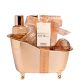 Idc Institute Scented Bath Bronze Set Set de baño ideal para regalar reutilizable hidratante y relajante con delicioso aroma a vainilla y coco