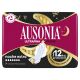 Ausonia Ultrafina Noche Extra Compresas 12h Compresas de noche con alas hasta 12 horas de protección 7 uds