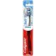 Colgate Cepillo Dental Medio Whole Mouth Health 360º Advanced Cepillo de dientes con 4 zonas de acción para eliminar las bacterias