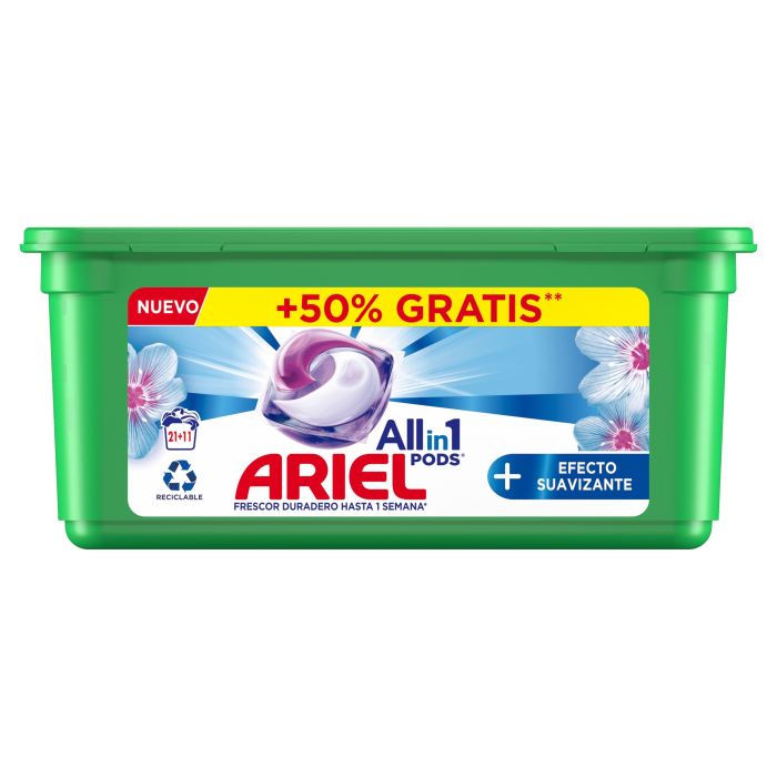 Chollismo - ‍BAJADA DE PRECIO #  #Salud Ariel Pods Allin1 Detergente  en Cápsulas para Lavadora, Efecto Suavizante, 129 Lavados (3 x 43) PVP:  44,99€ PRECIO OFERTA: 35,99€ Link de compra