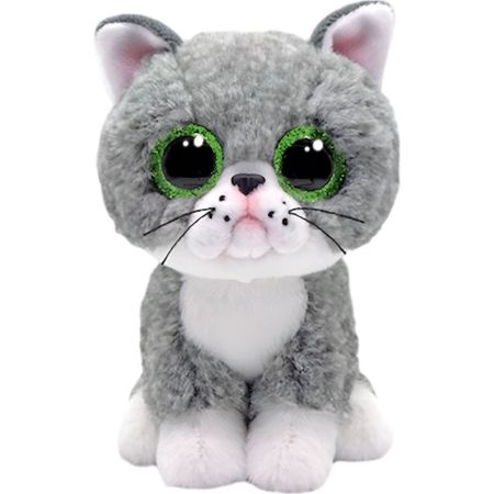 Beanie Boos Fergus Gray Cat Peluche suave y agradable al tacto ideal para regalar