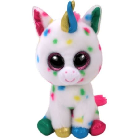 Beanie Boos Harmonie Speckled Unicorn Peluche suave y agradable al tacto ideal para regalar