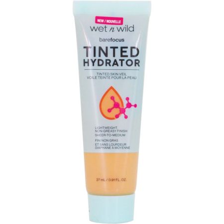 Wet N Wild Bare Focus Tinted Hydrator Crema hidratante con color para una hidratación intensa y duradera