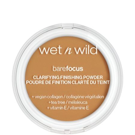 Wet N Wild Bare Focus Clarifying Finishing Powder Polvos compactos eliminan los brillos y el exceso de grasa de larga duración