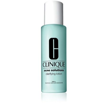 Clinique Acne Solutions Clarifying Lotion Step 2 Loción limpiadora elimina células muertas y reduce el exceso de grasa y las rojeces 200 ml