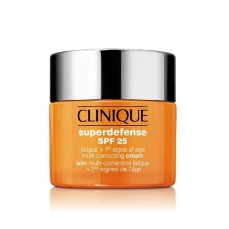 Clinique Superdefense Broad Spectrum Spf 25 Crema de día 12 horas de luminosidad aspecto descansado 30 ml