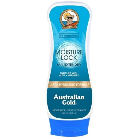 Australian Gold After Sun Moisture Lock Tan Extender After sun hidratante reparador y refrescante con aloe vera y vitamina e 237 ml