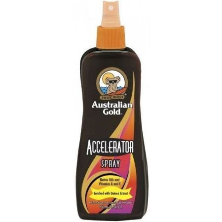 Australian Gold Accelerator Spray Bronceador solar hidratante acabado rápido y ligero 250 ml