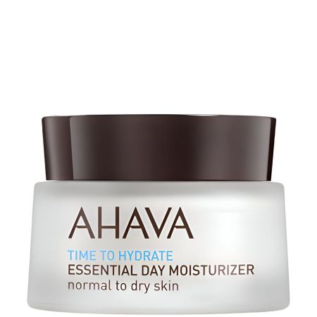 Ahava Time To Hydrate Essential Day Moisturizer Crema ultrarefrescante mantiene la hidratación y previene la deshidratación para piel tersa y suave 50 ml