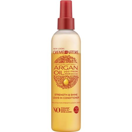 Creme Of Nature Argan Oil Strength & Shine Leave-In Conditioner Acondiconador sin aclarado fortalece ofreciendo brillo y luminosidad con aceite de argán 250 ml