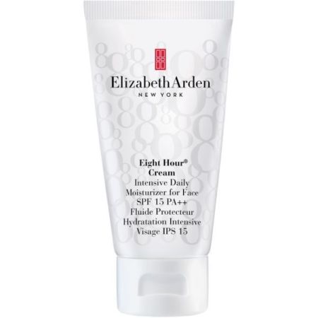 Elizabeth Arden Eight Hour Cream Intensive Daily Moisturizer For Face Spf 15 Fluido hidratante piel suave lisa e hidratada 50 ml