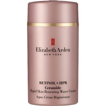 Elizabeth Arden Retinol + Hpr Ceramide Rapid Skin Renewing Water Cream Crema hidratante alisa renueva y retexturiza piel nutrida radiante y revitalizada 50 ml