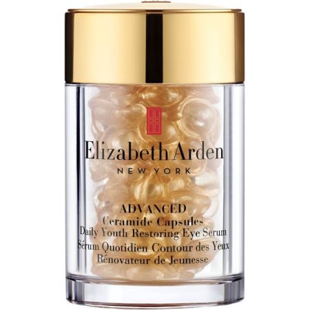 Elizabeth Arden Advanced Ceramide Capsules Eye Serum Contorno de ojos antiedad uniforma suaviza reafirma y alisa mirada vibrante y luminosa 60 uds