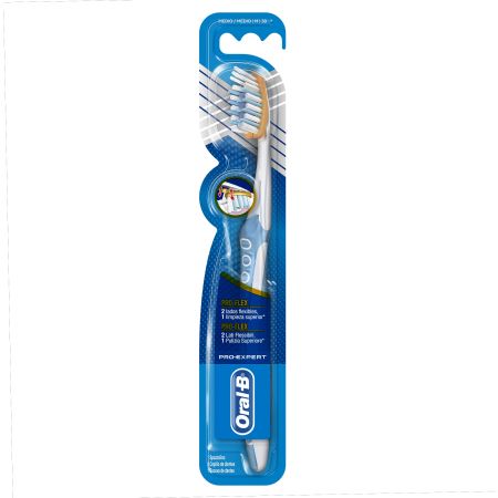 Oral-B Pro-Flex Cepillo De Dientes Medio Cepillo dental limpia esmalte y encías suavemente y reduce la gingivitis