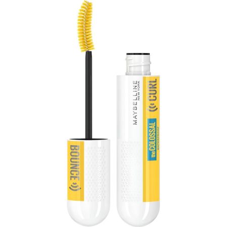 Maybelline The Colossal Curl Bounce Waterproof Máscara de pestañas resistente al agua ofrece efecto en bucle y curvatura a todo volumen sin grumos