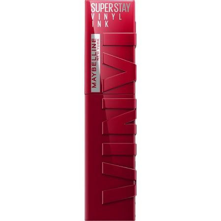 Maybelline Super Stay Vinyl Ink Brillo de labios efecto vinilo de larga duración ofrece 16 horas de color intenso y brillo