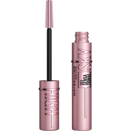 Maybelline Lash Sensational Sky High Máscara de pestañas con cepillo cónico y flexible volumen redefinido y longitud sin límites