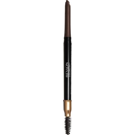 Revlon Colorstay Brow Pencil Waterproof Lápiz de cejas con cepillo resistente al agua para rellenar y peinar con precisión