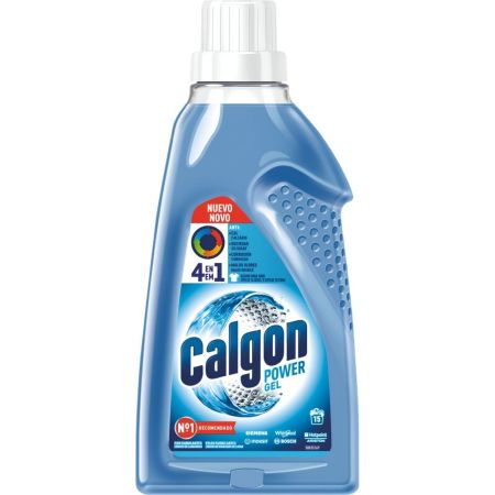 Calgon Power Gel 4 En 1 Gel para lavadora elimina cal suciedad y malos olores apto para todo tipo de tejidos