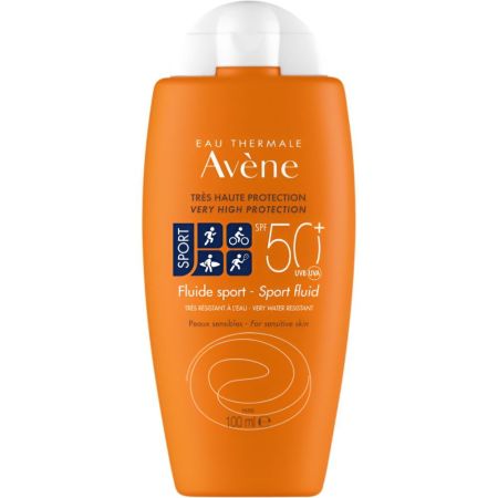 Avène Fluide Sport Spf 50+ Fluido solar reistente al agua y al sudor destinado para actividades deportivas intensas 100 ml