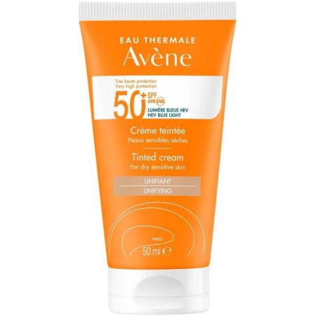 Avène Trés Haute Protection Créme Teintée Spf50+ Protector solar crema con color de rápida absorción y acabado no graso 50 ml