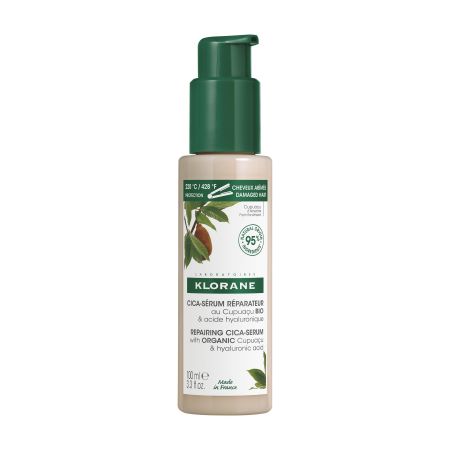 Klorane Repairing Cica-Serum With Organic Capuaçu & Hyaluronic Acid Sérum capilar reparador y protector ultranutritivo 100 ml