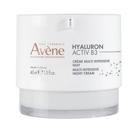 Avène Hyaluron Activ B3 Crème Multi-Intensive Nuit Crema de noche antiedad regeneradora reparadora y antiarrugas 50 ml