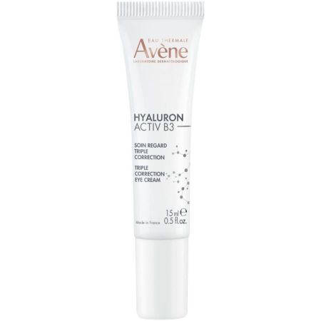 Avène Hyaluron Activ B3 Soin Regard Triple Correction Eye Cream Contorno de ojos firme antiedad y reductor de ojeras natural 15 ml