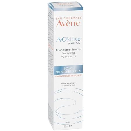 Avène A-Oxitive Jour Aqua-Créme Lissante Crema hidratante facial alisadora aporta luminosidad al rostro 24 h 30 ml