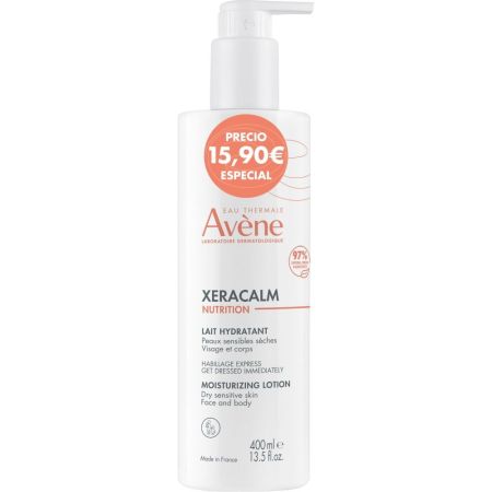 Avène Xeracalm Nutrition Lait Hydratant Precio Especial Leche corpora lhidratante ligera y no grasa mantiene el nivel de hidratación óptimo 24 horas 400 ml