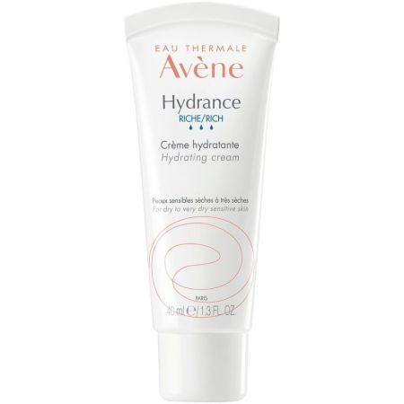 Avène Hydrance Optimale Riche Créme Hydratance Pack Crema enriquecida calma exfolia matifica y favorece la eliminación de las imperfecciones 40 ml