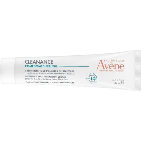 Avène Cleanance Comedomed Peeling Crème Intensive Pussées Boutons Crema intensiva antiimperfecciones exfolia y estimula la renovación celular combatiendo manchas y marcas 40 ml