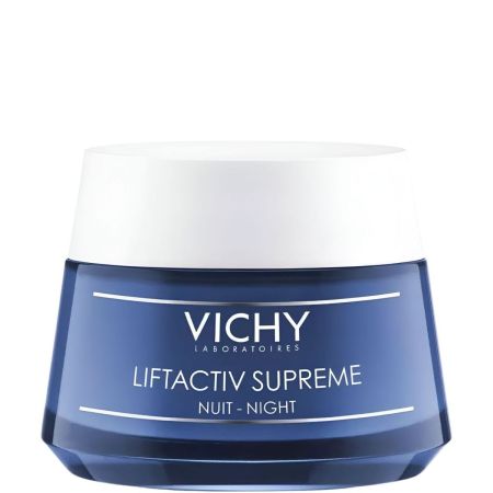 Vichy Liftactiv Nuit Supreme Crema de noche efecto firmeza y antiarrugas piel más lisa y rejuvenecida 50 ml