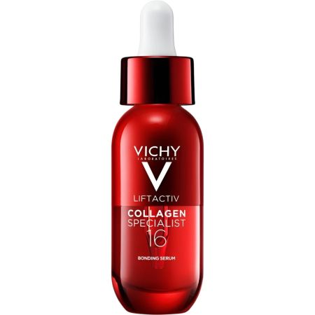 Vichy Liftactiv Collagen Specialist Bonding Serum Spf 20 Sérum antimanchas combate 16 signos del envejecimiento cutáneo para piel firme tersa y joven 30 ml