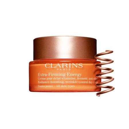 Clarins Extra-Firming Energy Crema de día reafirmante reduce arrugas y aporta luminosidad piel energizada y embellecida 50 ml